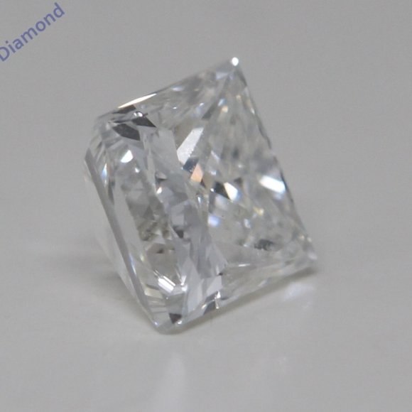 Princess Diamond Pendant 14K White 0.71 Ct H Vs2 Gia C47200020 - Picture 4 of 6